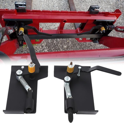 #ad 3500lbs Weld On Skid Steer Quick Attach Conversion Adapter Quick Tach Latch Box $83.59