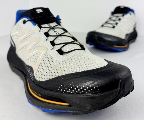 Salomon Pulsar Trail Herren Laufschuhe Gr. 11 weiß schwarz siehe Beschreibung