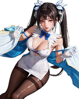 Hestia Danmachi Cosplay Vinyl Car Decal Sticker 7'' Weatherproof