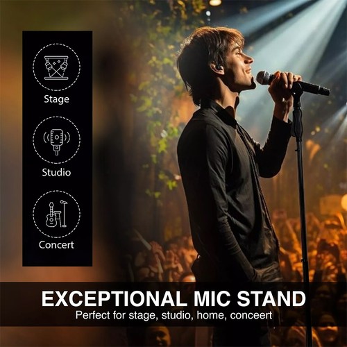 Professional Boom Microphone Mic Stand with Tripod Base - Adjustable Mic Stand. - Picture 6 of 9