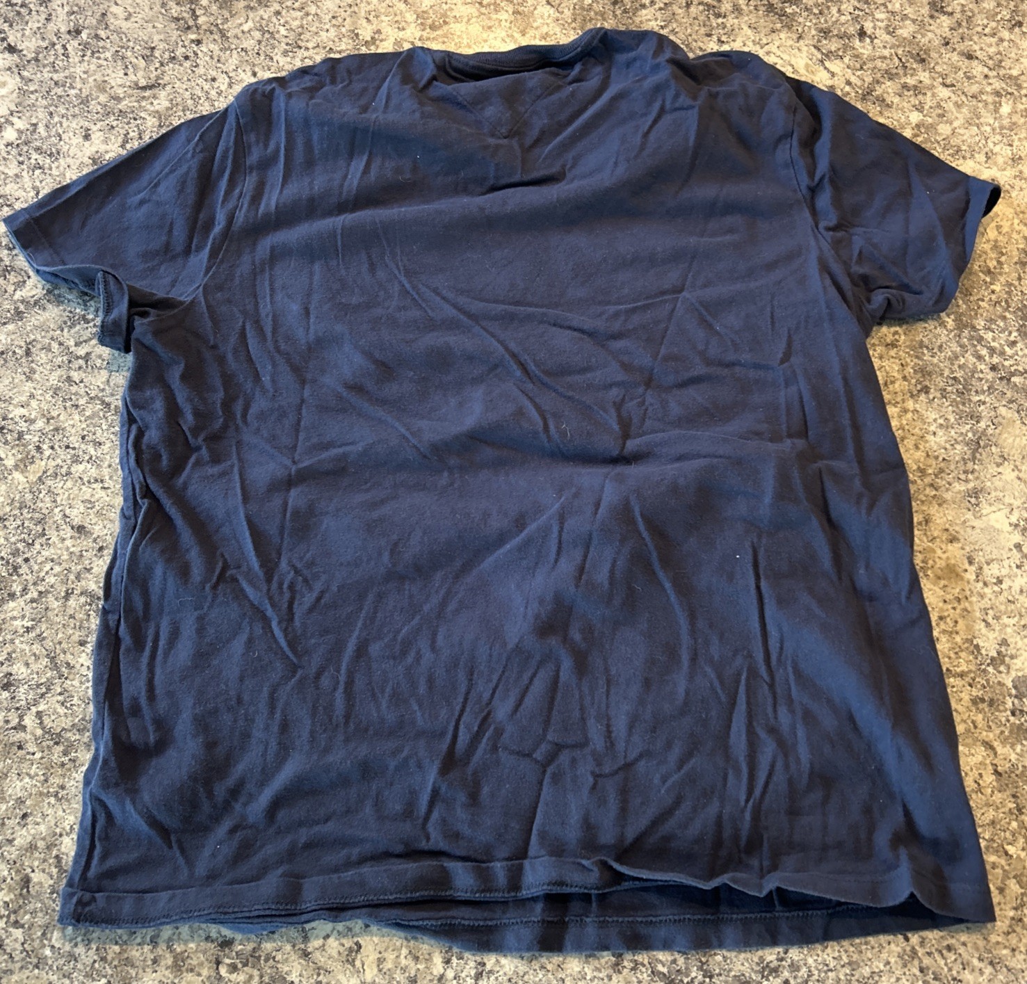 Men's Navy Blue Tommy Hilfiger Essential Logo Tee - Size S image 2