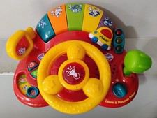 VTech Learn  Discover Driver Steering Wheel Toy WORKS