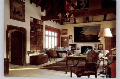 Chartwell The Study National Trust 1993 Postcard