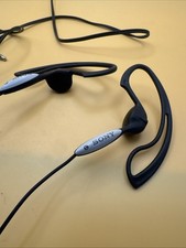 Vintage 2001 Sony MDR-J10 Vertical In Ear Clip On Headphones Blue Large NEW 
