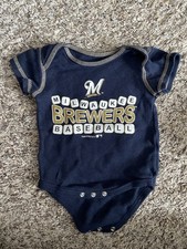 Navy Blue Milwaukee Brewers Bodysuit