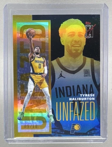 2025 Topps Signature Tyrese Haliburton Gold (RAW)