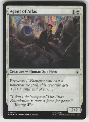 Agent of Atlas 3 Common Marvel Super Heroes MTG Foil Near Mint