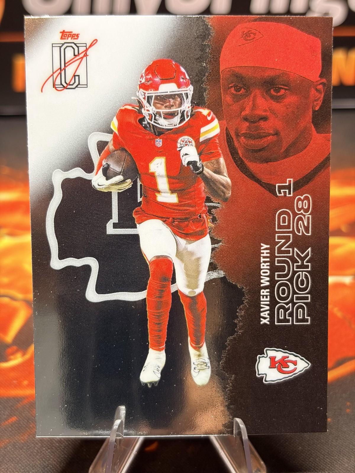 2025 Topps Signature Class Xavier Worthy #28 Chrome