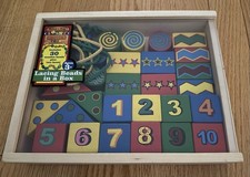 Melissa  Doug Wooden Lacing Beads  Alex Little Hands String  Beep Preschool