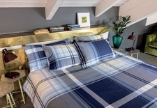 Lenzuola tinto filo 7386 Skyline Bossi matrimoniale- Escluso sotto lenzuolo