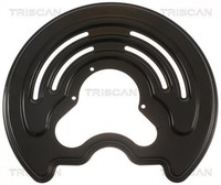 Triscan 8125 25206 Spritzschutz, Bremsscheibe Rechts Hinten Stahl 280 Mm