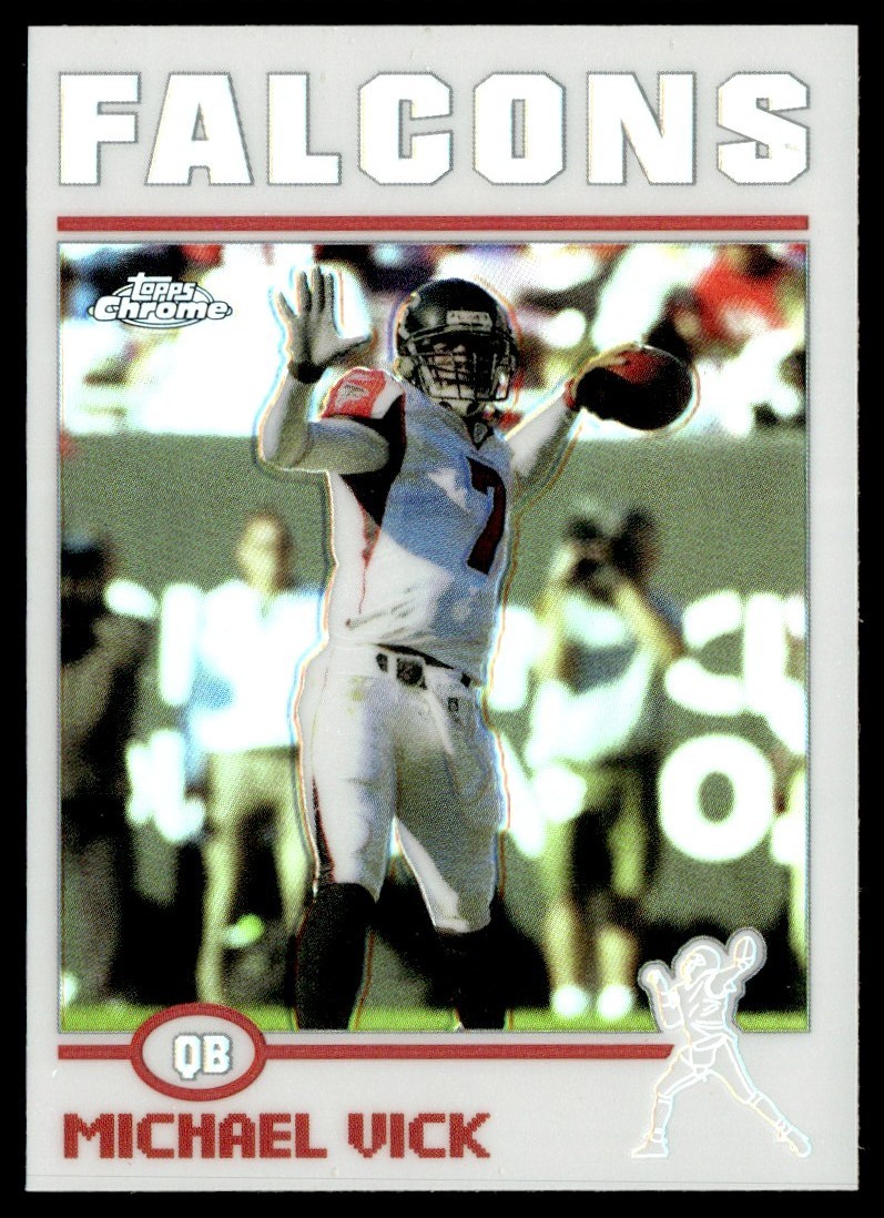 2004 Topps Chrome Refractor Michael Vick #11