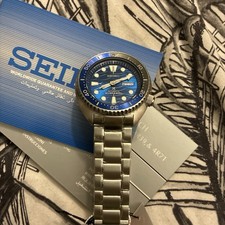 Seiko Prospex Automatic Watch Save the Ocean Great White Shark Design