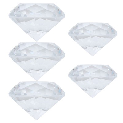 5 Pcs Gems Scene Decoration -shaped Model Miss Bride