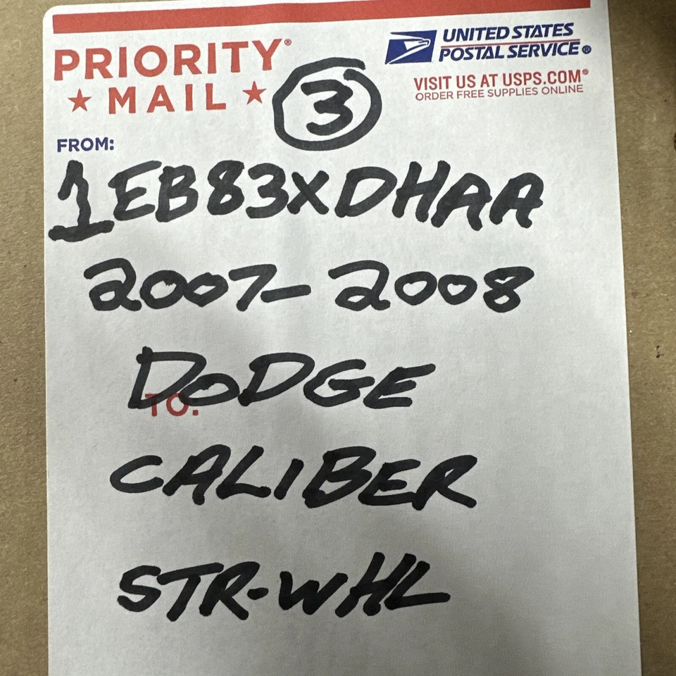 Volante Mopar #1EB83XDHAA DK gris sin cuero 2007-08 Dodge Caliber nuevo de stock Foto 2 de 4