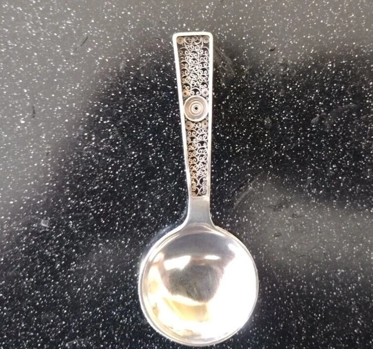 Danmark Spoon In Antique Us Sterling Silver Souvenir Spoons for