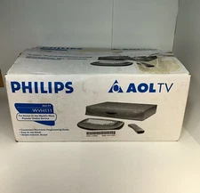 Original AOL TV Set Top Box Internet Modem Philips Keyboard WVH111(NEW OPEN BOX)