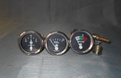 #ad IH Farmall Cub 100 130 140 200 230 Oil Pressure Gauge Temp Gauge Ammeter $30.00
