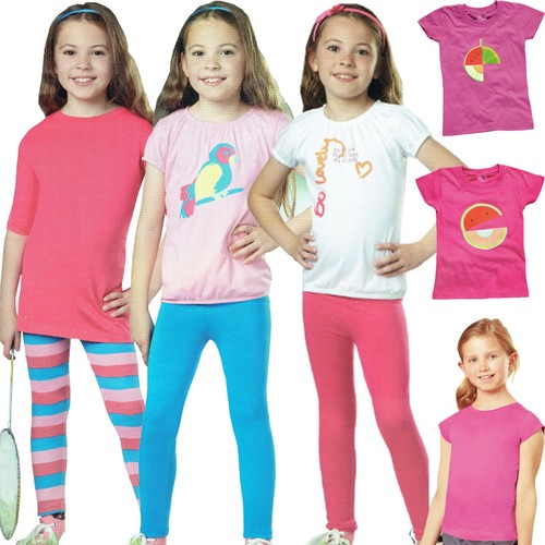 Mädchen Leggings T-Shirt Leggins Hose Kinder Baby Stretch viele Modelle - Bild 2 von 16