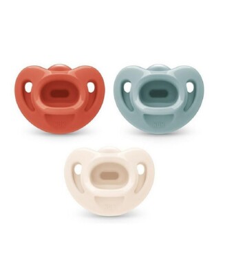 Nuk Comfy Orthodontic Pacifiers 3-Pack Size 0-6 Months