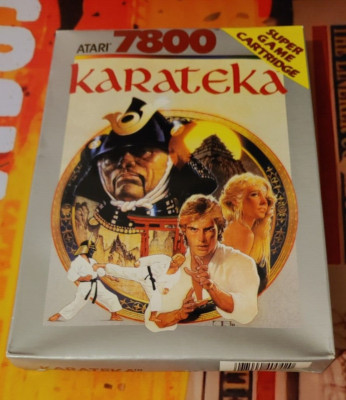 Karateka (ATARI 1987) ATARI 7800 VCS (Modul, Manual, Box) works CIB 8-bit good