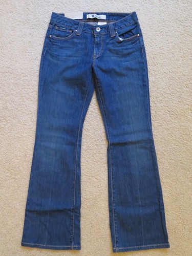 Nuovo Donna Gap Elasticizzato Curvy Vita Bassa Jeans Blu Bootcut Pantaloni  Sz 6 | eBay