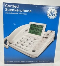 GE Corded Speakerphone 295866E1-A Adjustable Screen Vintage 2008 Elderly Phone
