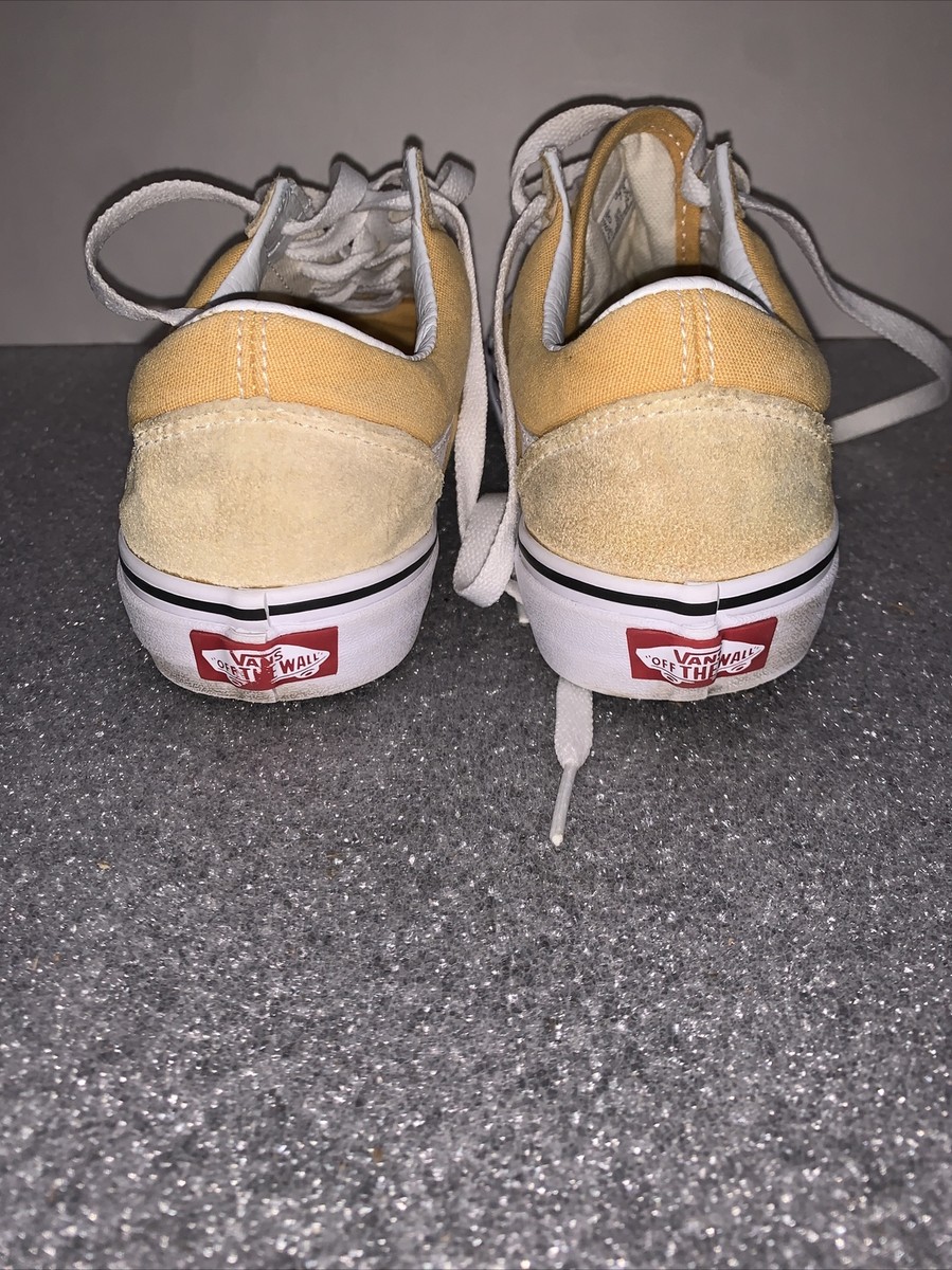 Vans Old Skool Suede/Canvas Sneakers Shoes Mustard Yellow  display picture 1