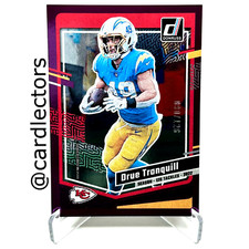 2023 Panini Donruss DRUE TRANQUILL #156 Purple Season Stat Line SP /126 CHIEFS