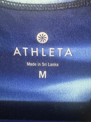 Athleta Tank Top - Blue Multi Color - Women's Med | eBay