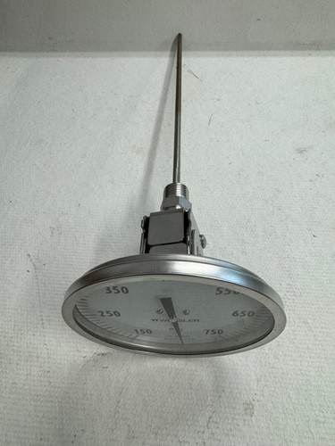 Weksler 5'' Dial Thermometer AF01244FXX, Range 150 - 750 F 12" Stem Every Angle - Picture 2 of 3