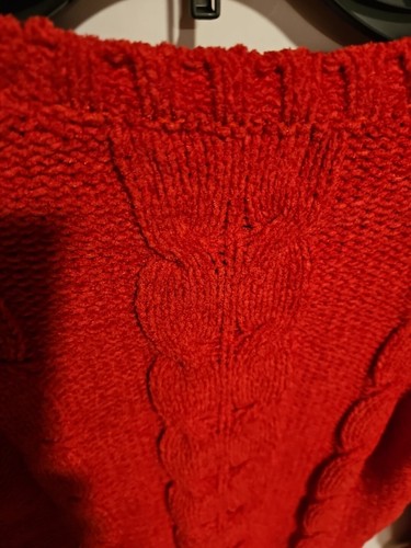 NWT Girls S(7/8) Pink Republic Knit Pullover Red Sweater Crewneck - Picture 9 of 10