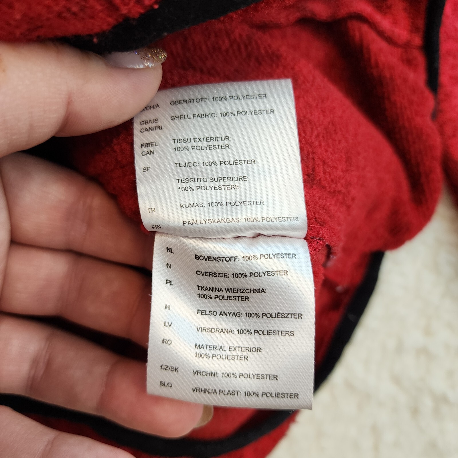 Killtec Jacket Full Zip Knit 12 Red Active Winter… - image 8