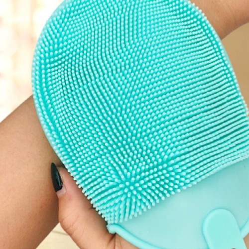 Guantes de masajeador de ducha exfoliante corporal removedor de piel muerta♡ - Imagen 11 de 18