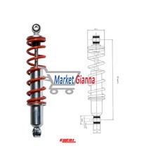 AMMORTIZZATORE IDR. ELLEBI MOLLA ROSSA OCCHIO/OCCHIO - 292879001 / 120679