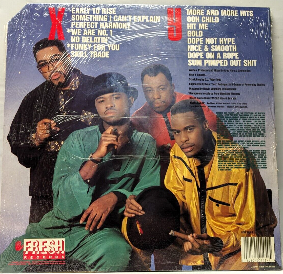 Nice & Smooth S/T LP Fresh Records LPRE 82013 1989 Promo Sealed