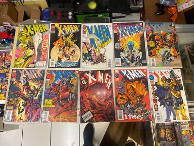 90s Marvel Comics X-Men Comic Lot Of 40 #37-89, 107, 108,110 GD-VF See Pics