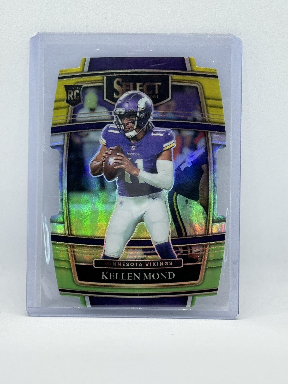 2021 Panini Select Concourse Silver Prizm Die-Cut Kellen Mond #64 Rookie RC