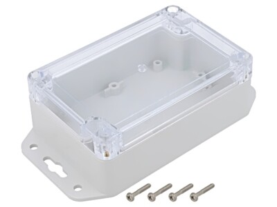 Alloggiamento Modulo ABS 160x45x55 Mm Grigio Chiaro - IP65 Resistente A Polvere E Gettti D'Acqua