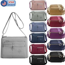 Large Waterproof Messenger Cross Body Bag Ladies Handbag Shoulder Womens Purse