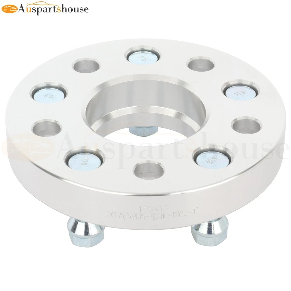 (4) piezas para Chevrolet Corvette 84-20 espaciadores de rueda centrados en el cubo de 1" de espesor 5x4,75 Foto 4 de 4