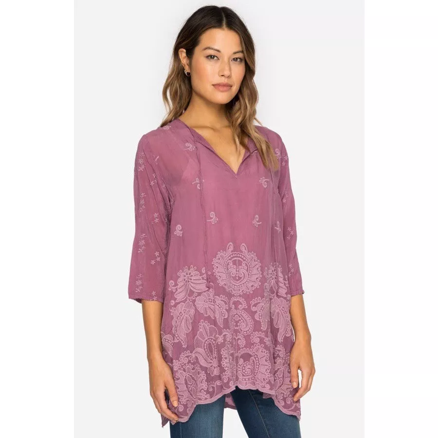 Johnny Was Paisley Flair Blouse