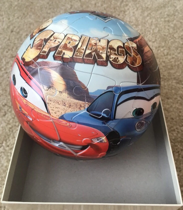 Mega "Esphera 360" Disney Pixar Cars 2008 6"" diámetro 3D rompecabezas bola (Sally Doc) Foto 2 de 4