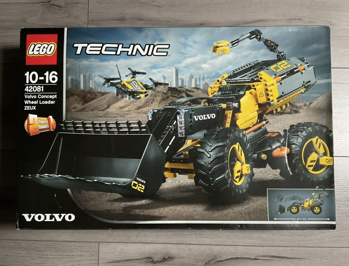 LEGO TECHNIC VOLVO CONCEPT WHEEL LOADER ZEUX set 42081 New
