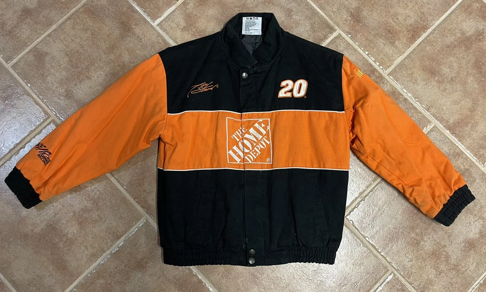 Chaqueta De Colección 2002 Tony Stewart Home Depot Winners Circle NASCAR Jóvenes Niños M Foto 2 de 4