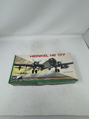 MPC HEINKEL HE 177 PLASTIC MODEL AIRPLANE KIT 1/72 BRAND RARE Vintage Open Box