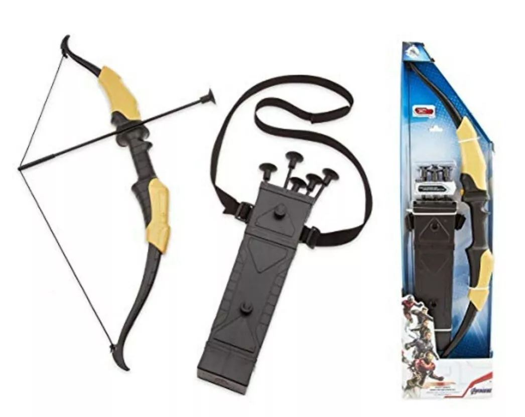 Disney Store Marvel Avengers Endgame Deluxe Hawkeye Quiver. Bow and Arrow Set