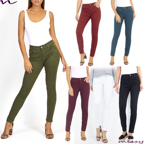 coloured skinny jeans ladies