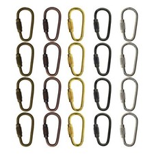 20 x Mini-Stahl-Verschlussclips, Schraubversc...