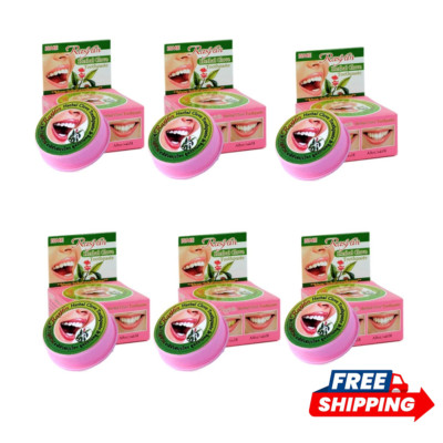 6 Pcs. Rasyan Herbal Clove Toothpaste 25g   Reduce Odor & Tea/Coffee Stains